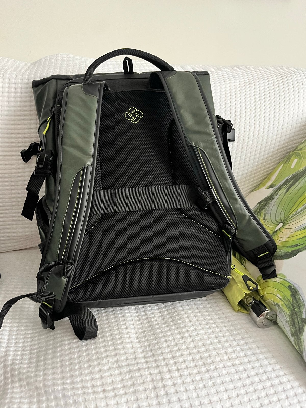 Samsonite rugzakken 2 stuks - Nooit gebruikt eco traveller., 25 tot 40 cm, Nieuw, Waterdicht, Ophalen