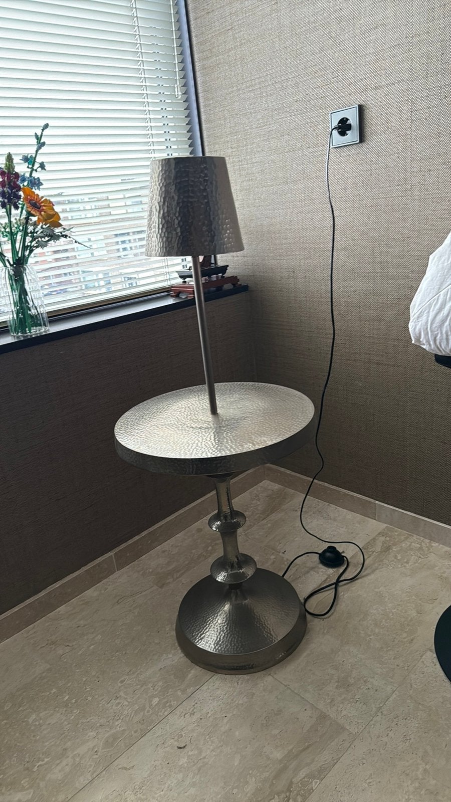 Pols potten, metaal tafel/lamp, Ophalen, Zo goed als nieuw, Metaal, Minder dan 100 cm