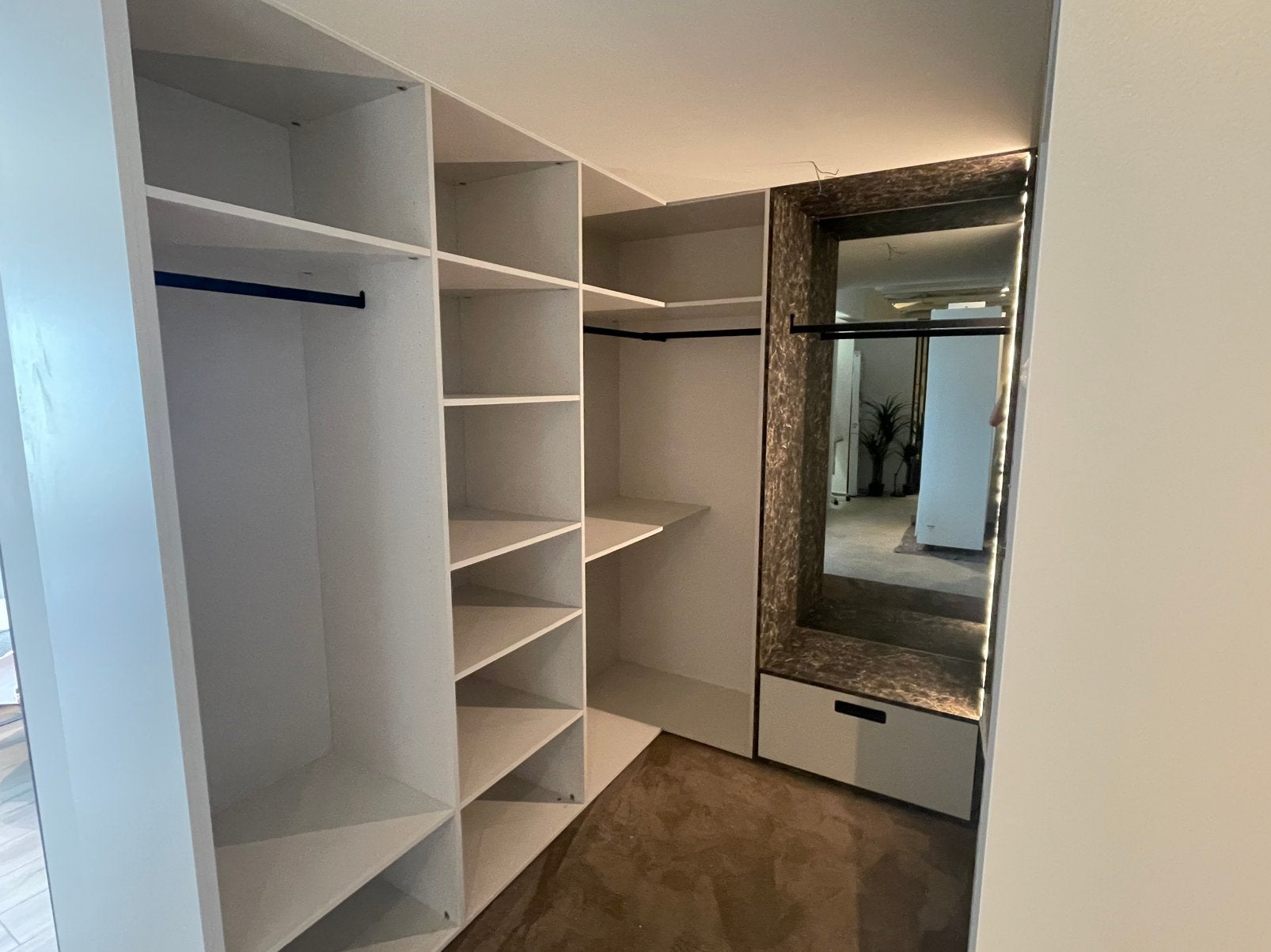 open dressing / kleerkast, Huis en Inrichting, Kasten | Kledingkasten, Ophalen, 50 tot 100 cm, Zo goed als nieuw, Minder dan 100 cm
