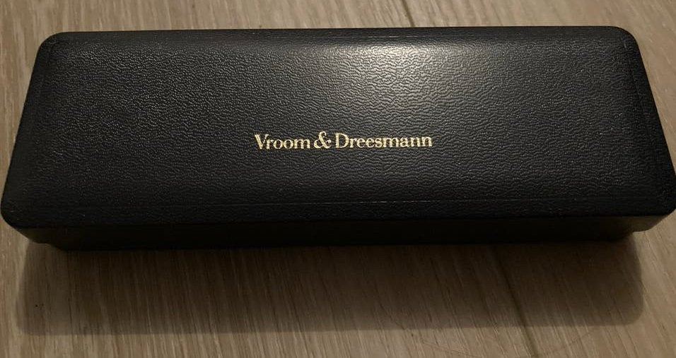 Vroom & Dreesmann doosje, Ophalen of Verzenden, Zo goed als nieuw, Blauw, Hardcase
