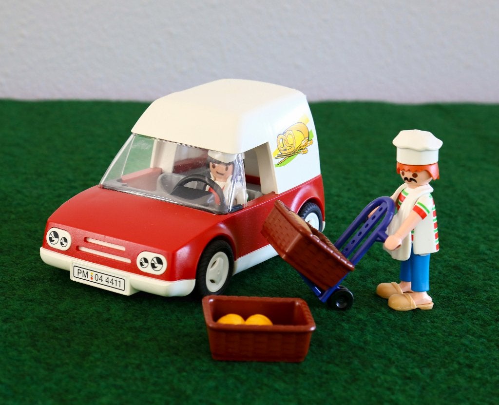Playmobil 4411 Bakkerij bezorgwagen, Ophalen of Verzenden, Zo goed als nieuw, Complete set