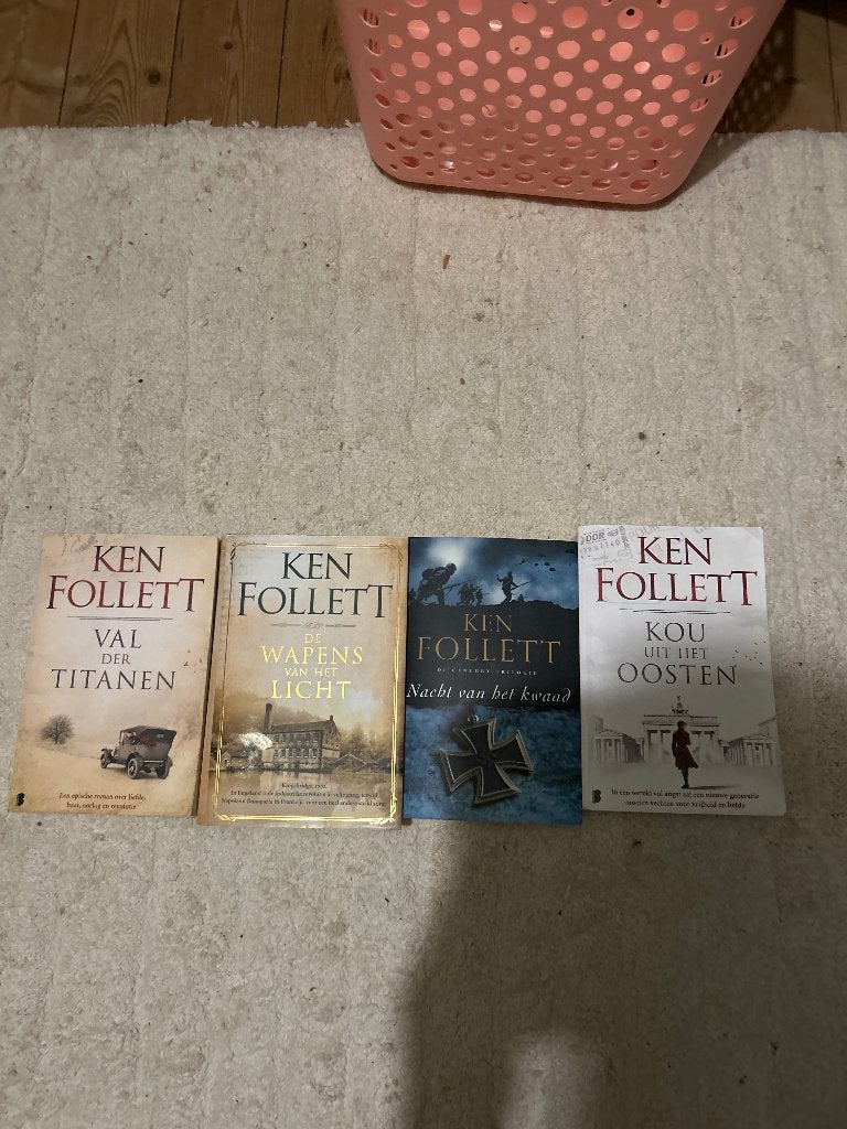 Boek Ken Follet, Ophalen, Zie beschrijving