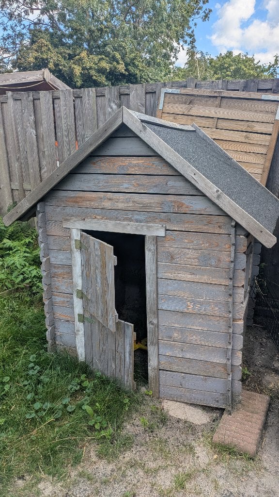 Speelhuisje hout DEZE WEEK OPHALEN, Kinderen en Baby's, Speelgoed | Buiten | Speelhuisjes, Ophalen, Gebruikt, Hout