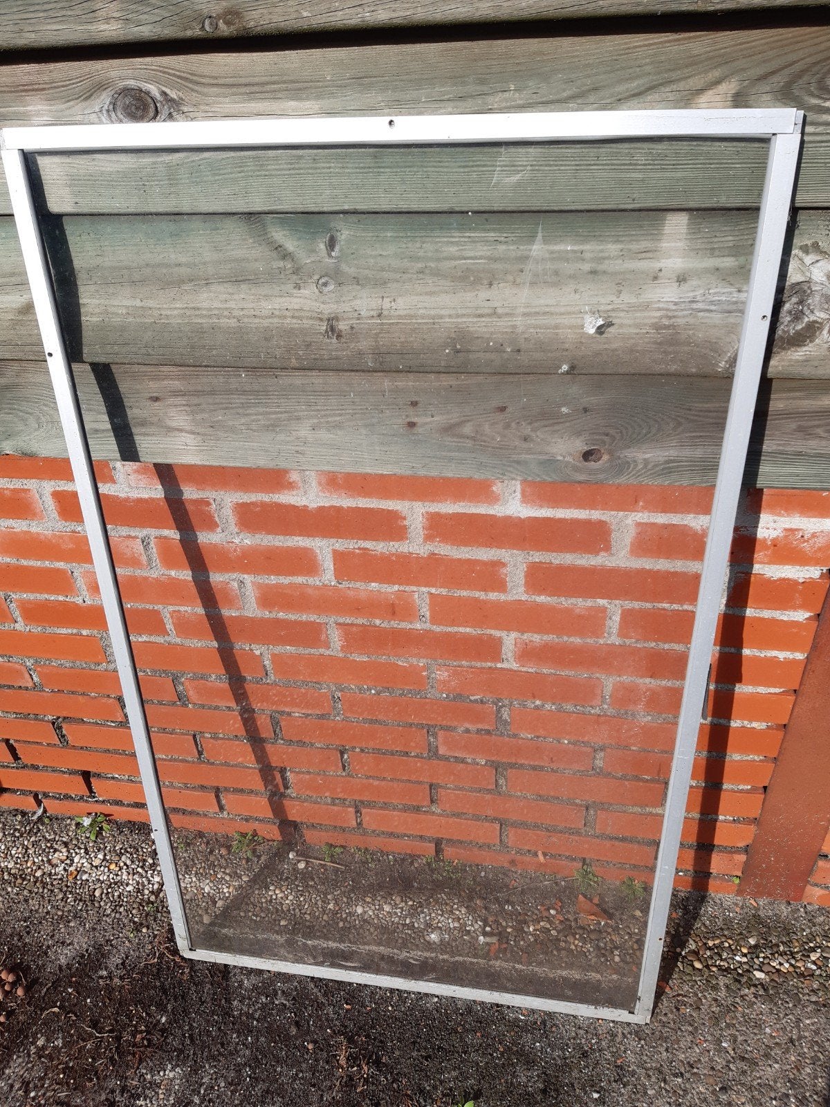 voorzetraam, Ophalen, Gebruikt, Glasplaat