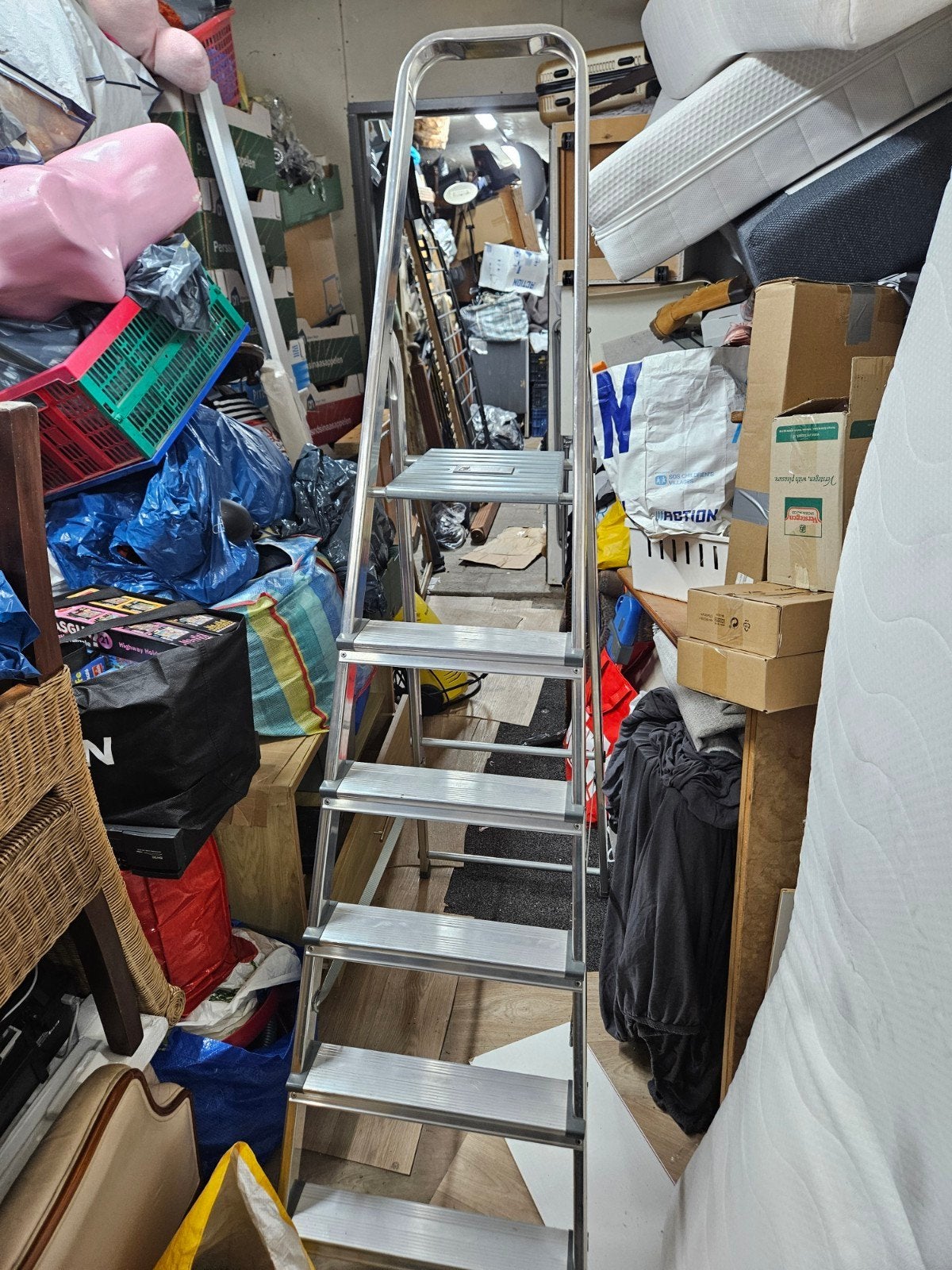 trap  zo goed als nieuw, Doe-het-zelf en Verbouw, Ladders en Trappen, Ophalen, Zo goed als nieuw, Ladder, Opvouwbaar of Inschuifbaar