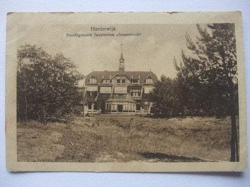 P280 Harderwijk - Sanatorium Sonnevanck, Verzenden, 1920 tot 1940, Gelopen, Gelderland
