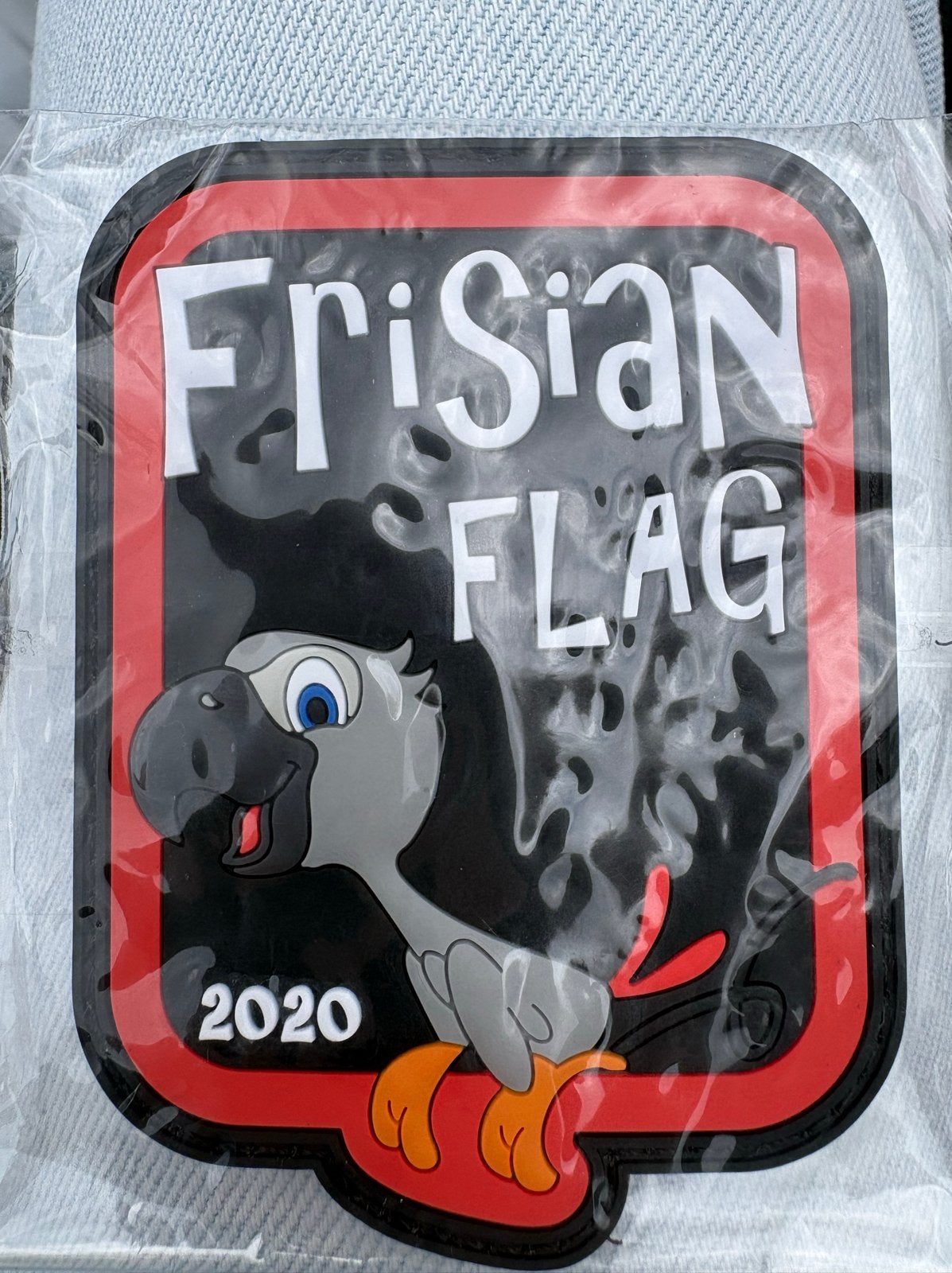Pvc Frisian flag 2020 - te koop/te ruil, Verzamelen, Ophalen of Verzenden, Luchtmacht, Nederland, Embleem of Badge