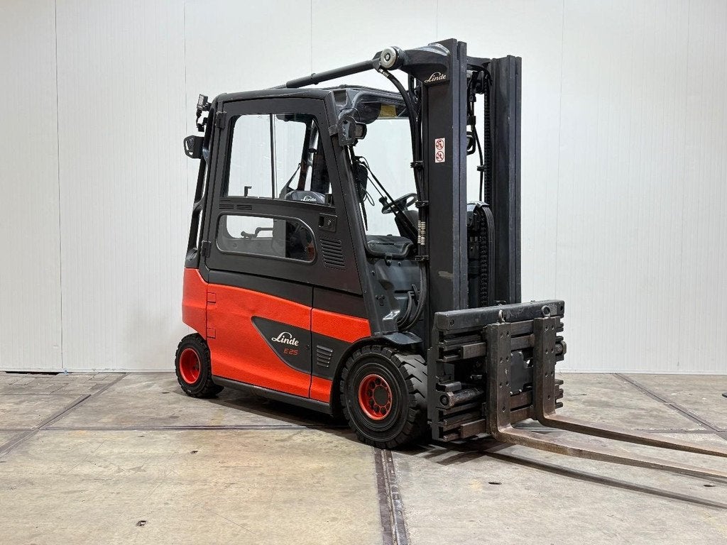 Linde E25 2021 Triplex 4,7M Vorkversteller Sideshift Accu 77, 2000 tot 3000 kg, Elektrisch, Heftruck, Linde