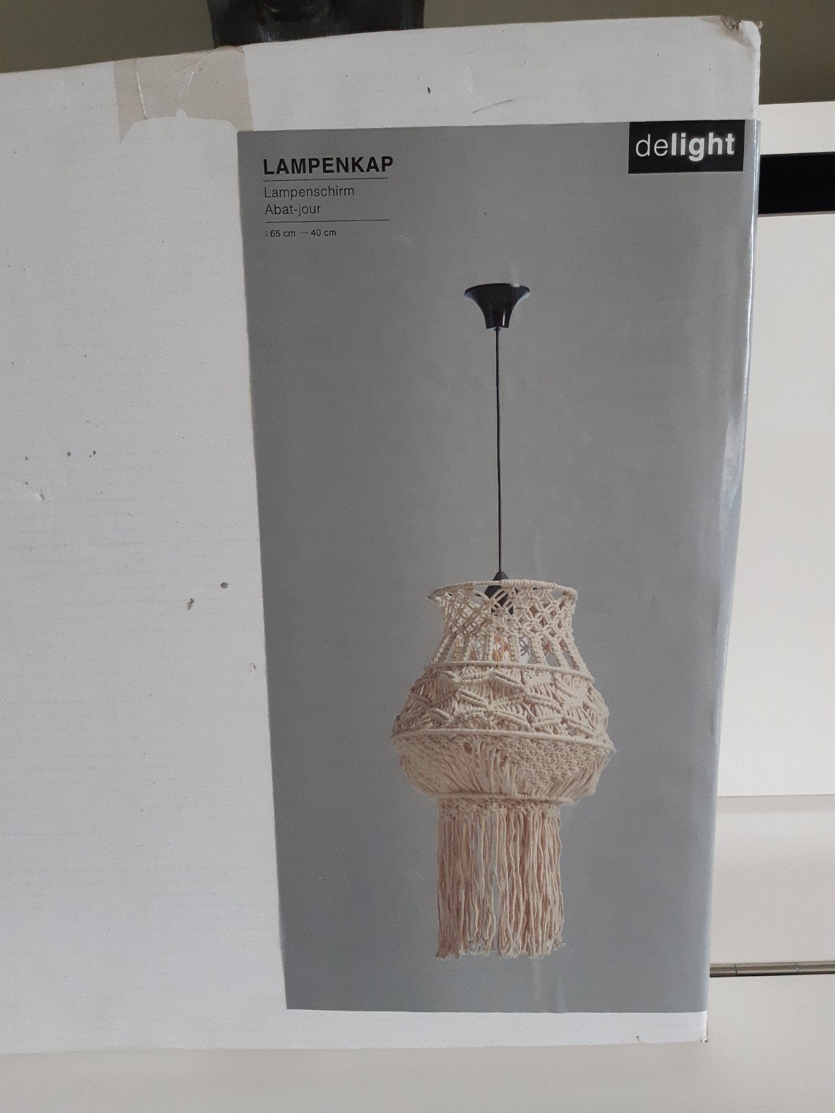 Nieuwe macrame Ibiza stijl hanglamp..nieuw in doos, Ophalen
