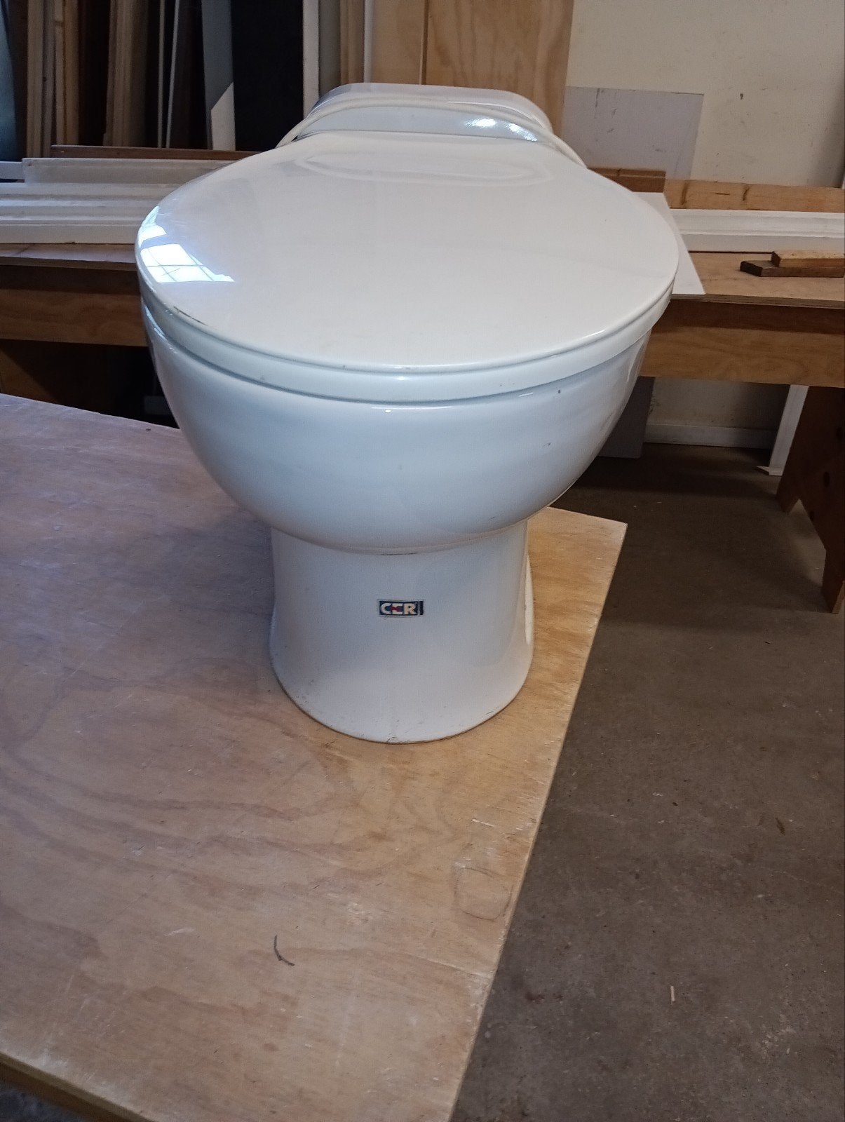 Sanibroyeur toilet - defect, voor onderdelen/reparatie, Doe-het-zelf en Verbouw, Ophalen, Gebruikt, Toilet