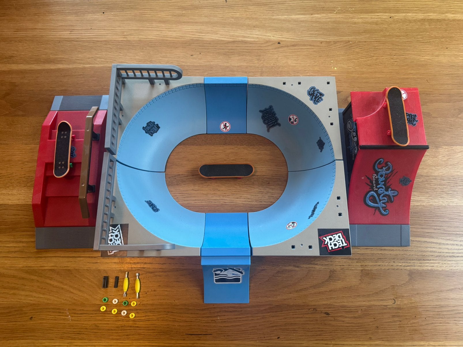 Tech Deck skatepark inclusief boards, Ophalen of Verzenden, Zo goed als nieuw, Elektrisch, Overige merken