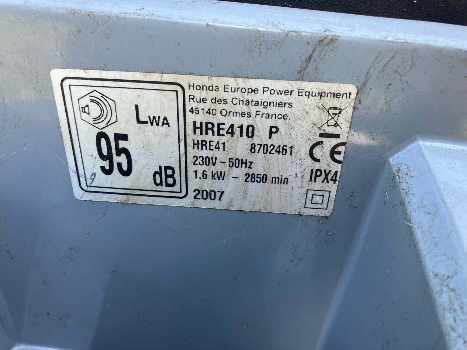 Honda elektrische gazon maaier 40cm maai breedte, Tuin en Terras, Grasmaaiers, Ophalen, Cirkelmaaier, Gebruikt, Elektrische grasmaaier