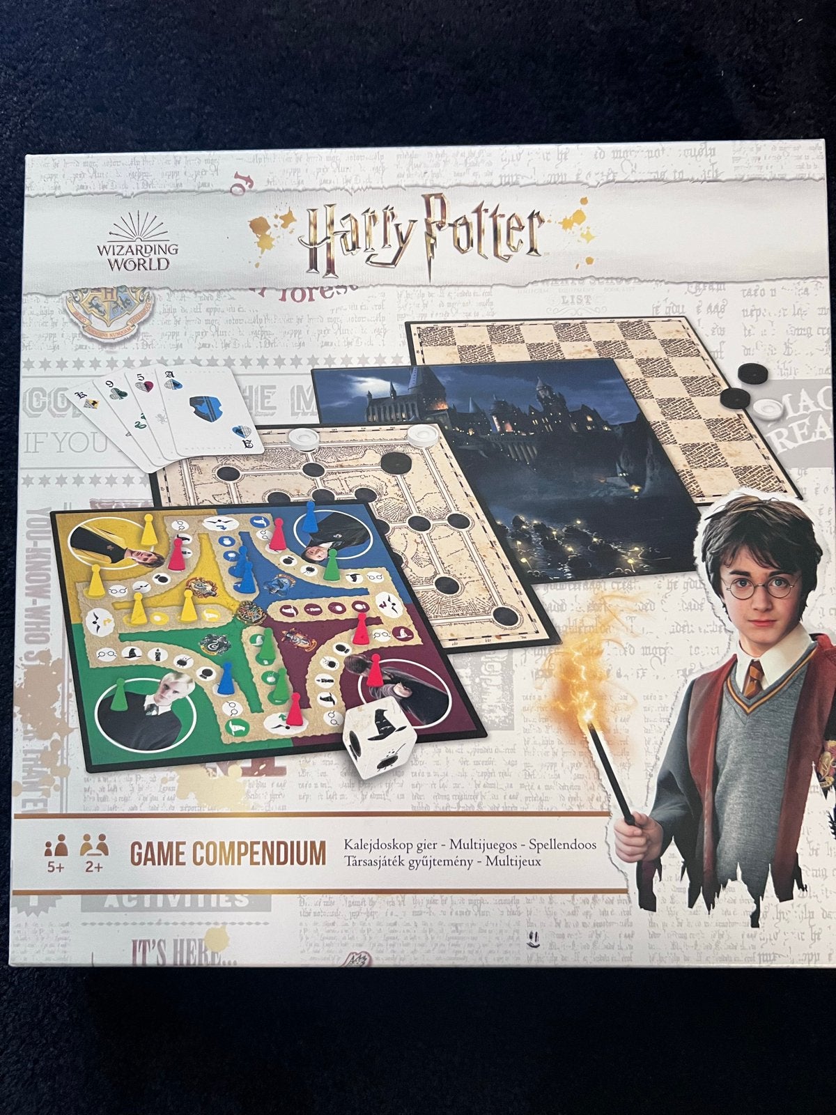 Harry Potter Spellen Compendium - Diverse Spellen, Een of twee spelers, Ophalen of Verzenden, Zo goed als nieuw