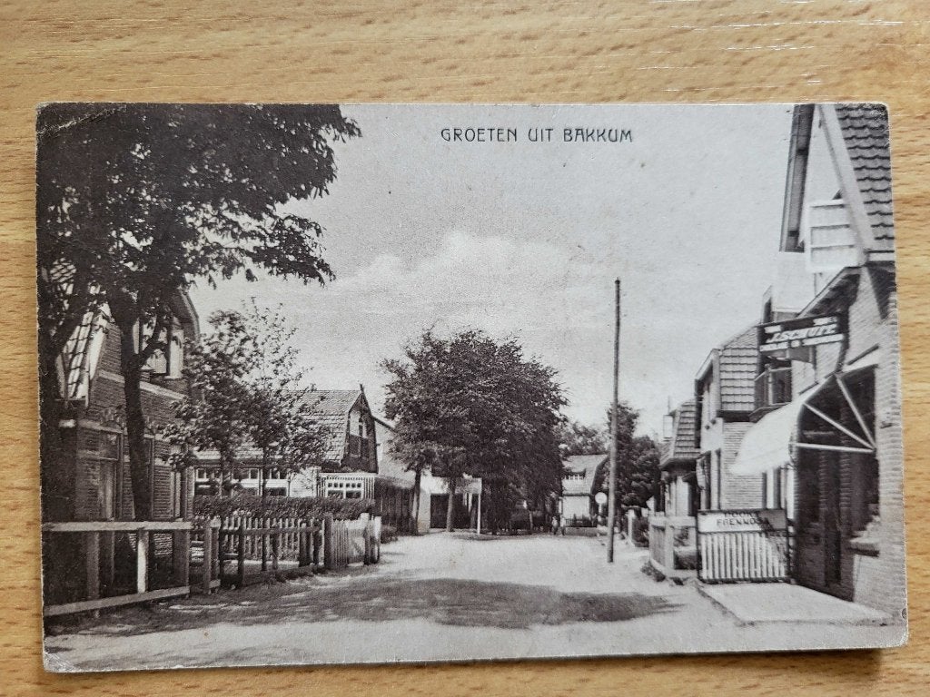 ansicht BAKKUM, Ophalen of Verzenden, Voor 1920, Noord-Holland