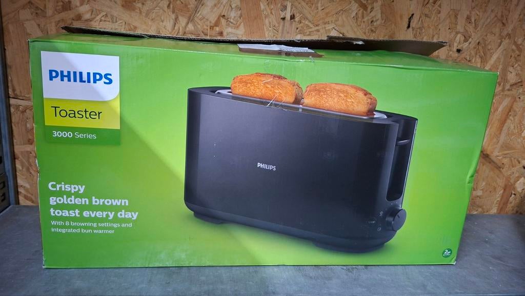 Philips Toaster 3000 Serie, Ophalen of Verzenden, Zo goed als nieuw