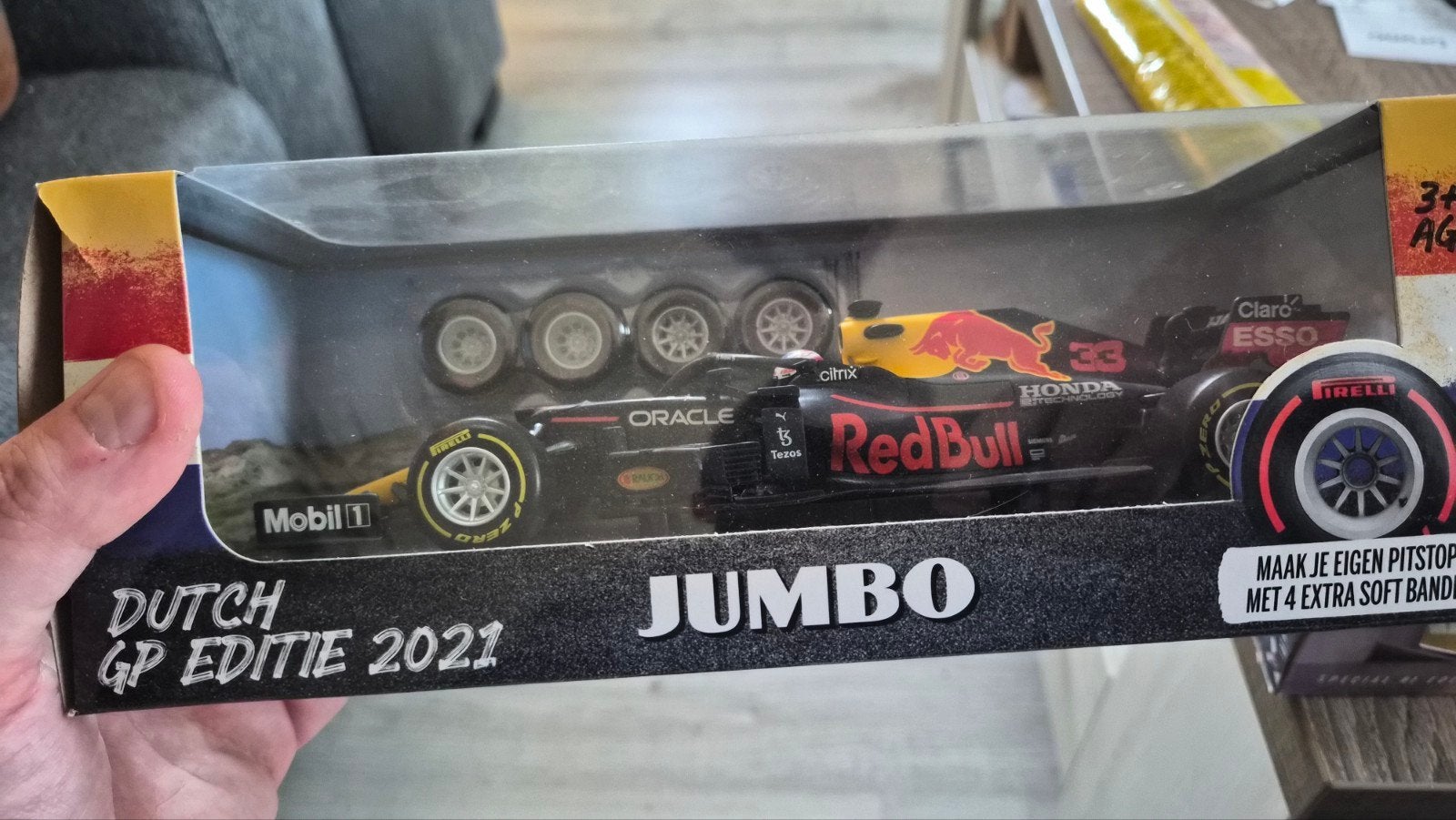 Max Verstappen Red Bull Racing RB16B Dutch GP Editie 2021, Ophalen of Verzenden