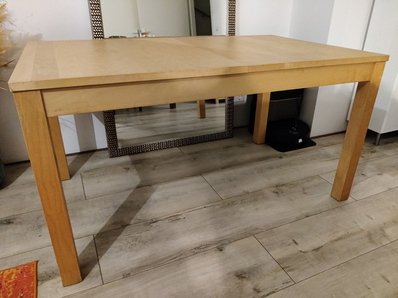 Uitschuifbare tafel / IKEA Bjursta, Ophalen, Gebruikt, 100 tot 150 cm, 50 tot 100 cm