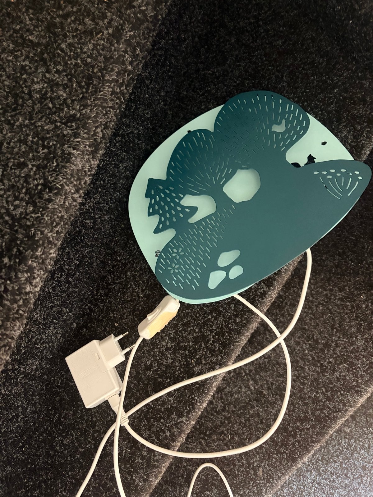 Leuke wandlamp met bosmotief, Groen, Kunststof, Ophalen of Verzenden, Zo goed als nieuw