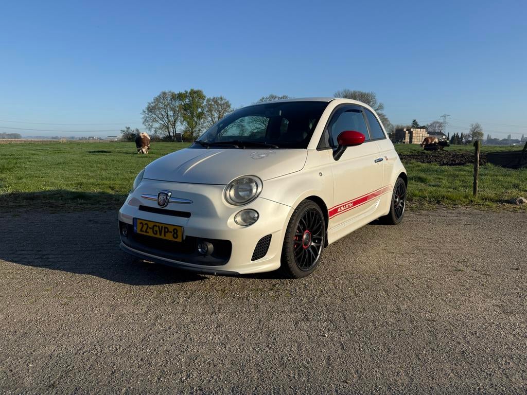 Fiat 500 1.4 Abarth 2008, Auto's, Voorwielaandrijving, 15 km/l, 40 €/maand, Zwart