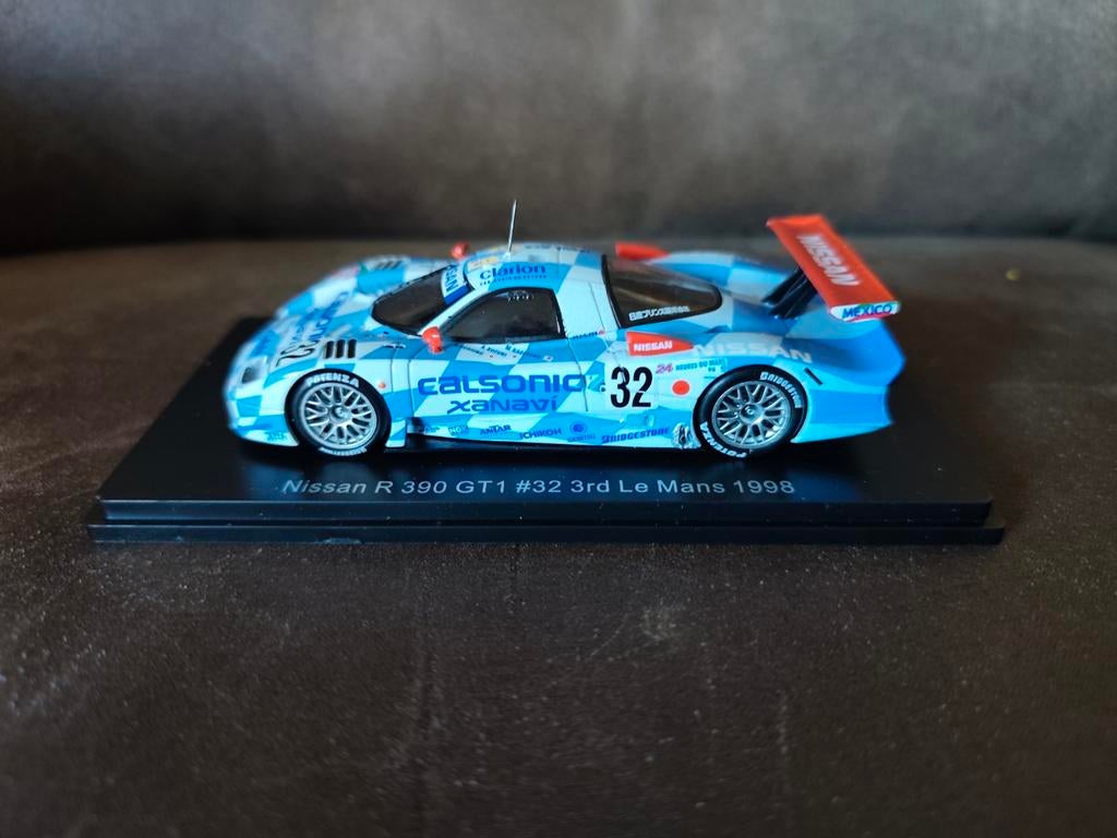 Nissan R 390 GT1 #32 3rd Le Mans 1998 modelauto, Ophalen of Verzenden