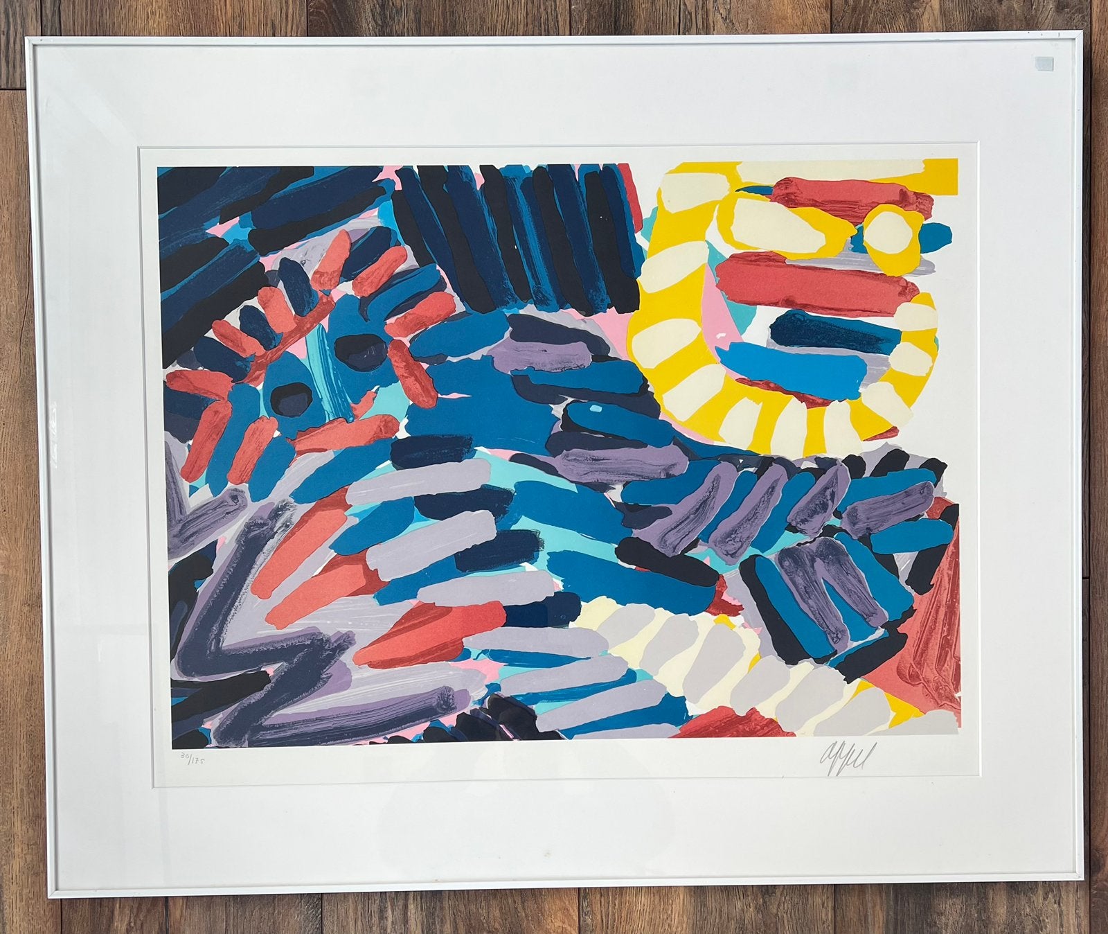 Karel Appel, fraaie handgesigneerde litho uit 1978, Ophalen