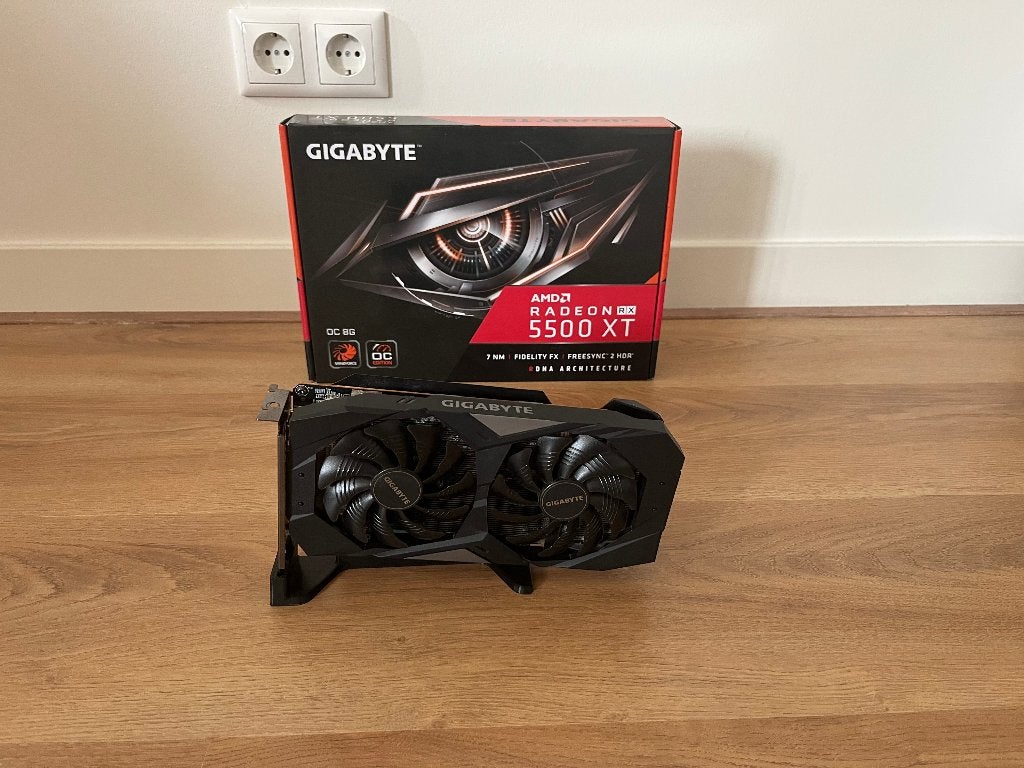 Garantie! ~ Gigabyte Radeon RX 5500 XT OC 8GB, AMD, GDDR6, PCI-Express 4, Ophalen of Verzenden
