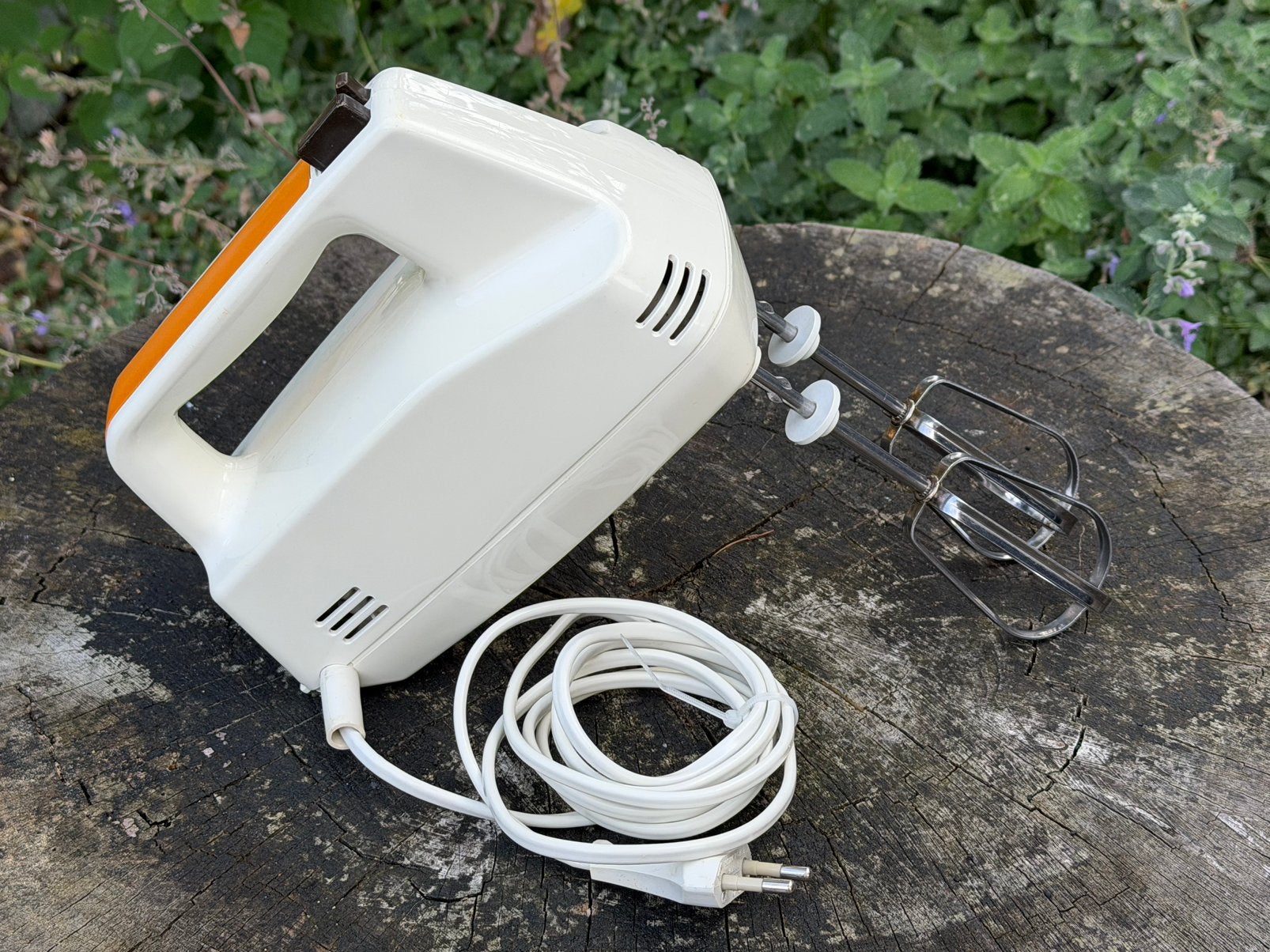 Retro vintage mixer philips HR1170 handmixer keukenmixer, Minder dan 1 liter, Ophalen, Gebruikt, 3 snelheden of meer