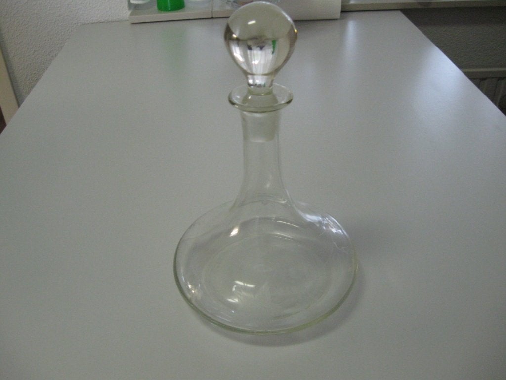 Wijnkaraf met stolp, Ophalen of Verzenden