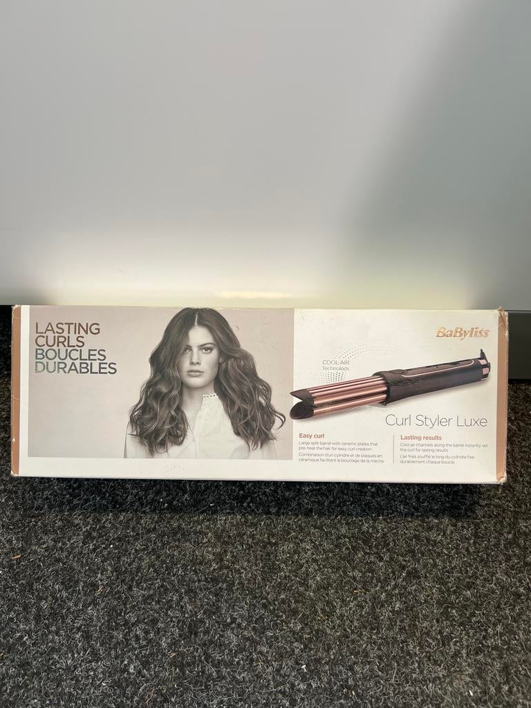 BABYLISS Curl Styler Luxe C112E - Krultang voor langdurige k, Nieuw, Ophalen of Verzenden, Nvt, Nvt