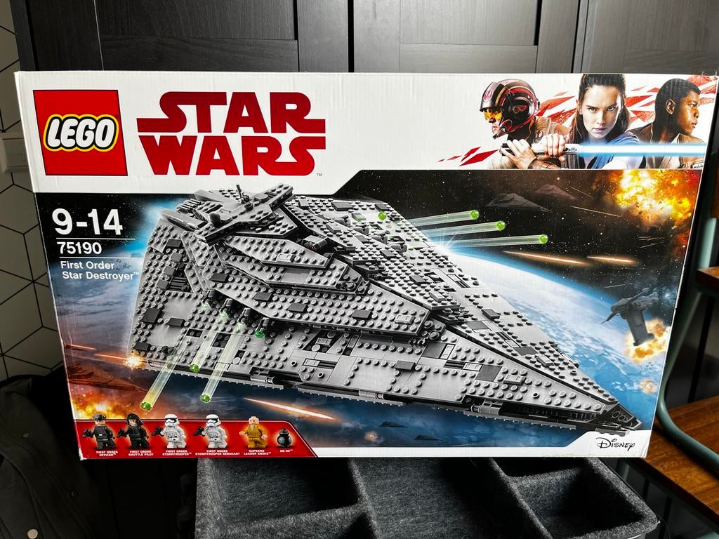 LEGO Star Wars 75190 First Order Star Destroyer, Star Wars, Lego, Ophalen of Verzenden, Zo goed als nieuw