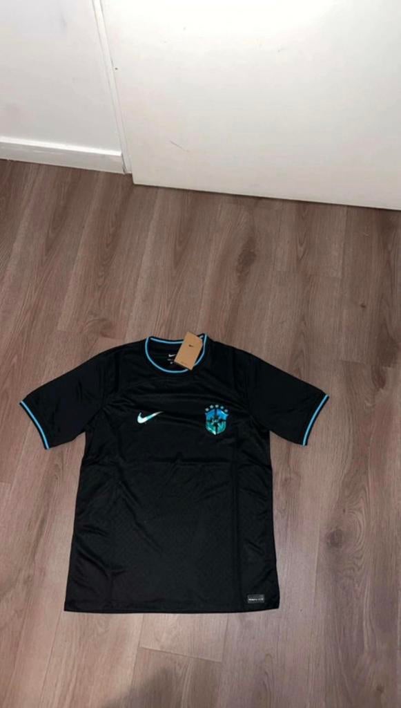 Brazilië shirt, Kleding | Heren, Ophalen of Verzenden, Zo goed als nieuw, Zwart, Voetbal