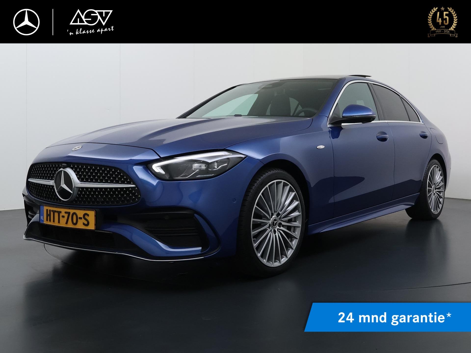 Mercedes-Benz C-klasse 300 e AMG Business Solution | Panoram, Automaat, Dealer onderhouden, Achterwielaandrijving, 4 cilinders