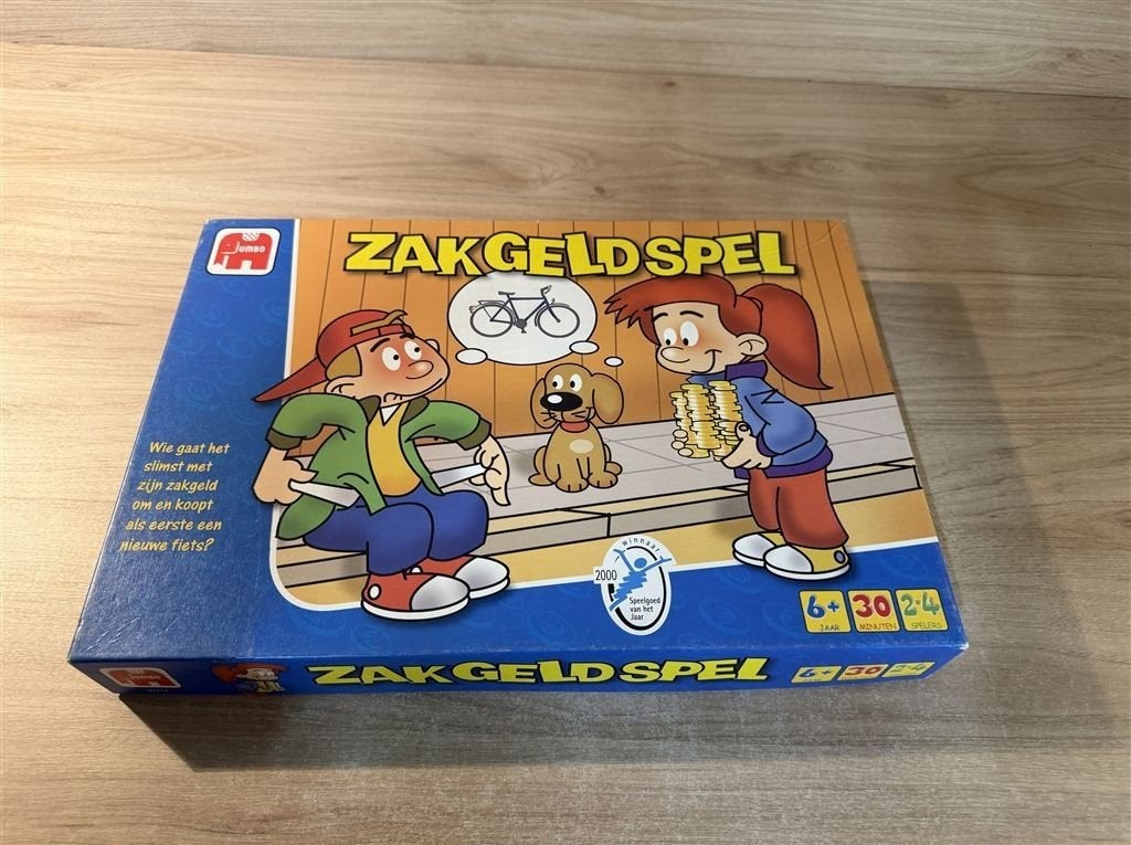 zakgeldspel - zak geld spel - s6851, Hobby en Vrije tijd, Gezelschapsspellen | Bordspellen, Verzenden, Zo goed als nieuw