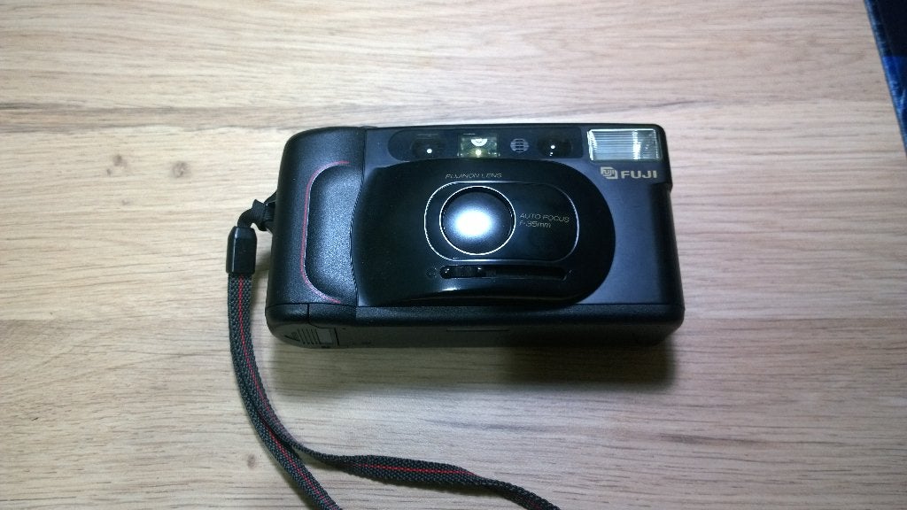 Fuji DL-60 analoge fotocamera jaren 80, Ophalen, Gebruikt, Compact, Fuji