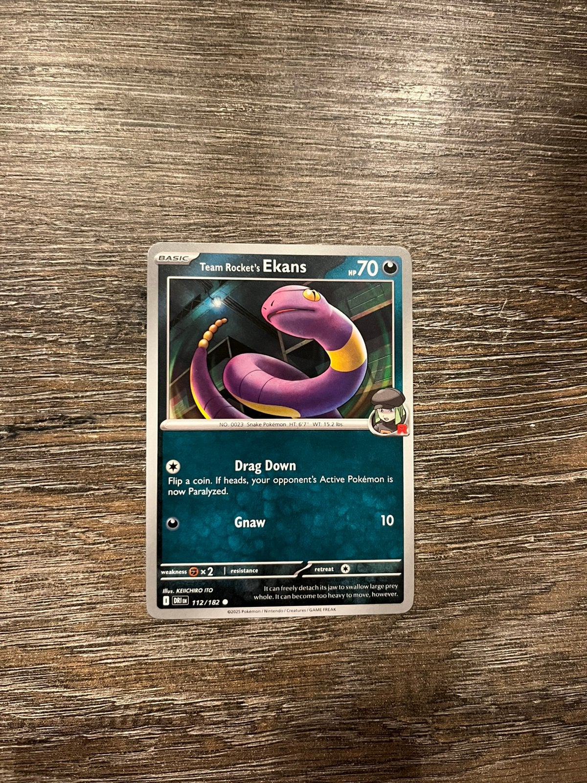 Team Rocket’s Ekans DRI 112/182, Ophalen of Verzenden, Zo goed als nieuw