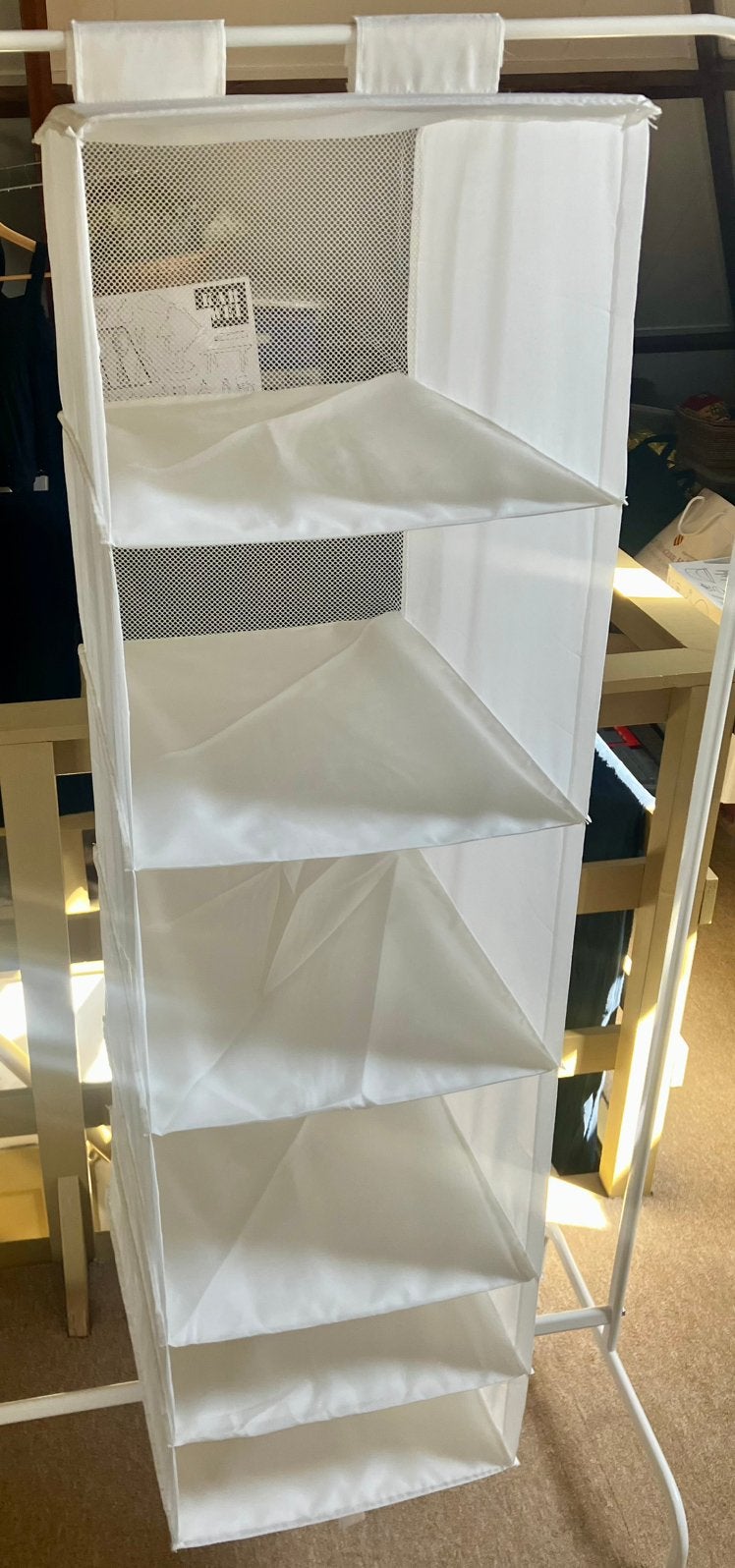 IKEA SKUBB Opberger met 6 vakken, wit, 35x45x125 cm, Ophalen of Verzenden, Zo goed als nieuw