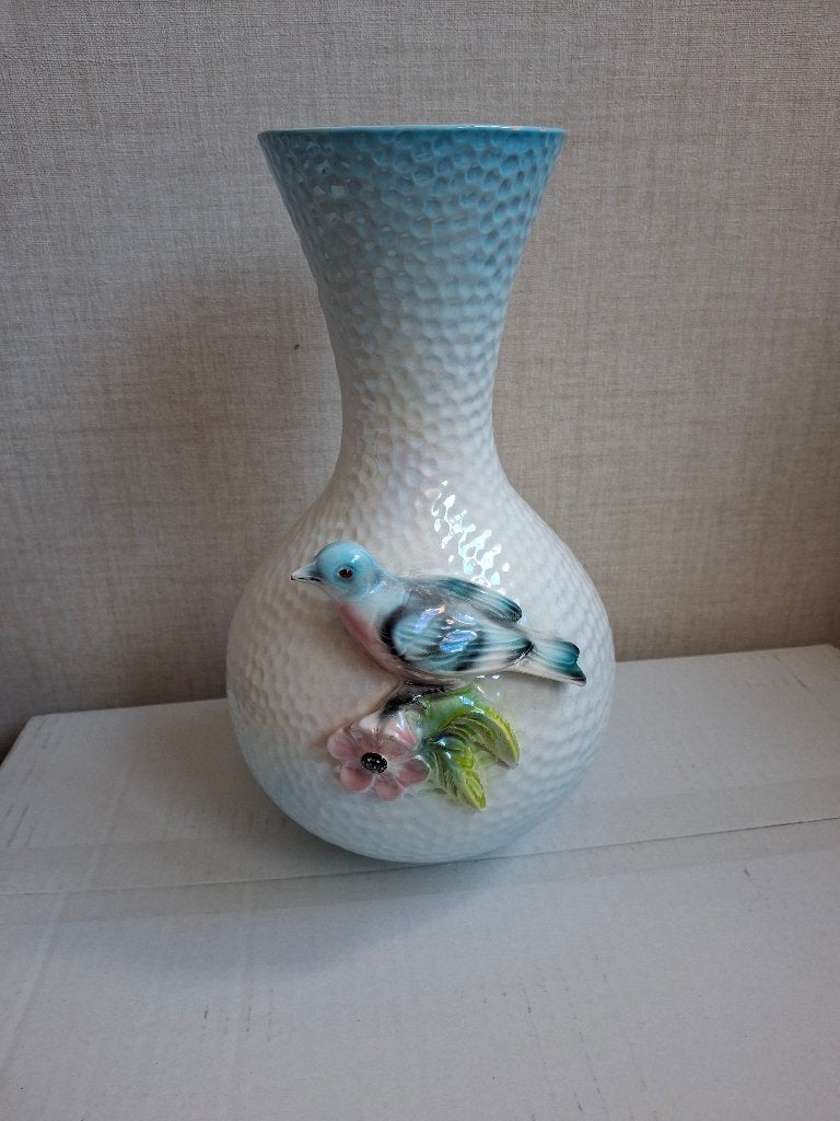 Vintage Jema Holland Vaas (Model 507) met 3D Vogel, Antiek en Kunst, Ophalen