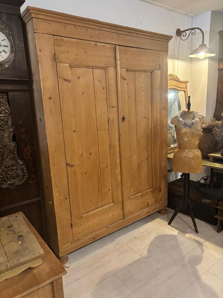 Oude grote grenen schoolkast, Antiek en Kunst, Antiek | Meubels | Kasten, Ophalen of Verzenden