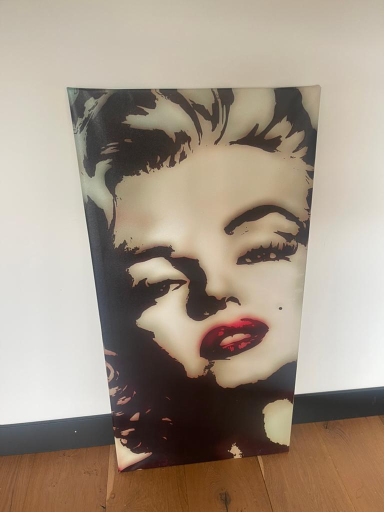 Marilyn Monroe Canvas op hout 60x120cm, Ophalen