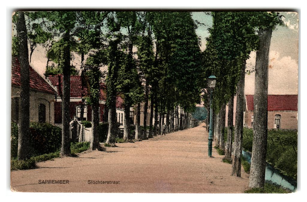 Sappemeer, Slochterstraat, Verzamelen, Verzenden, Voor 1920, Gelopen, Groningen