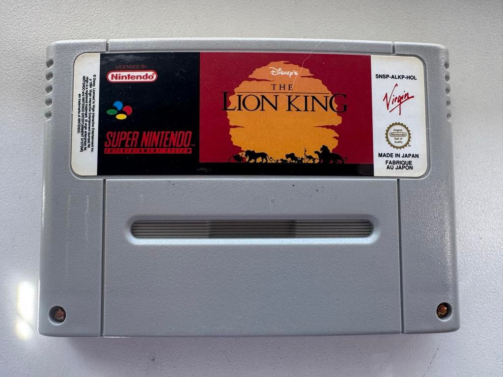 The Lion King SNES Game - Klassieke Disney Avontuur, Gebruikt, 1 speler, Ophalen of Verzenden, Platform