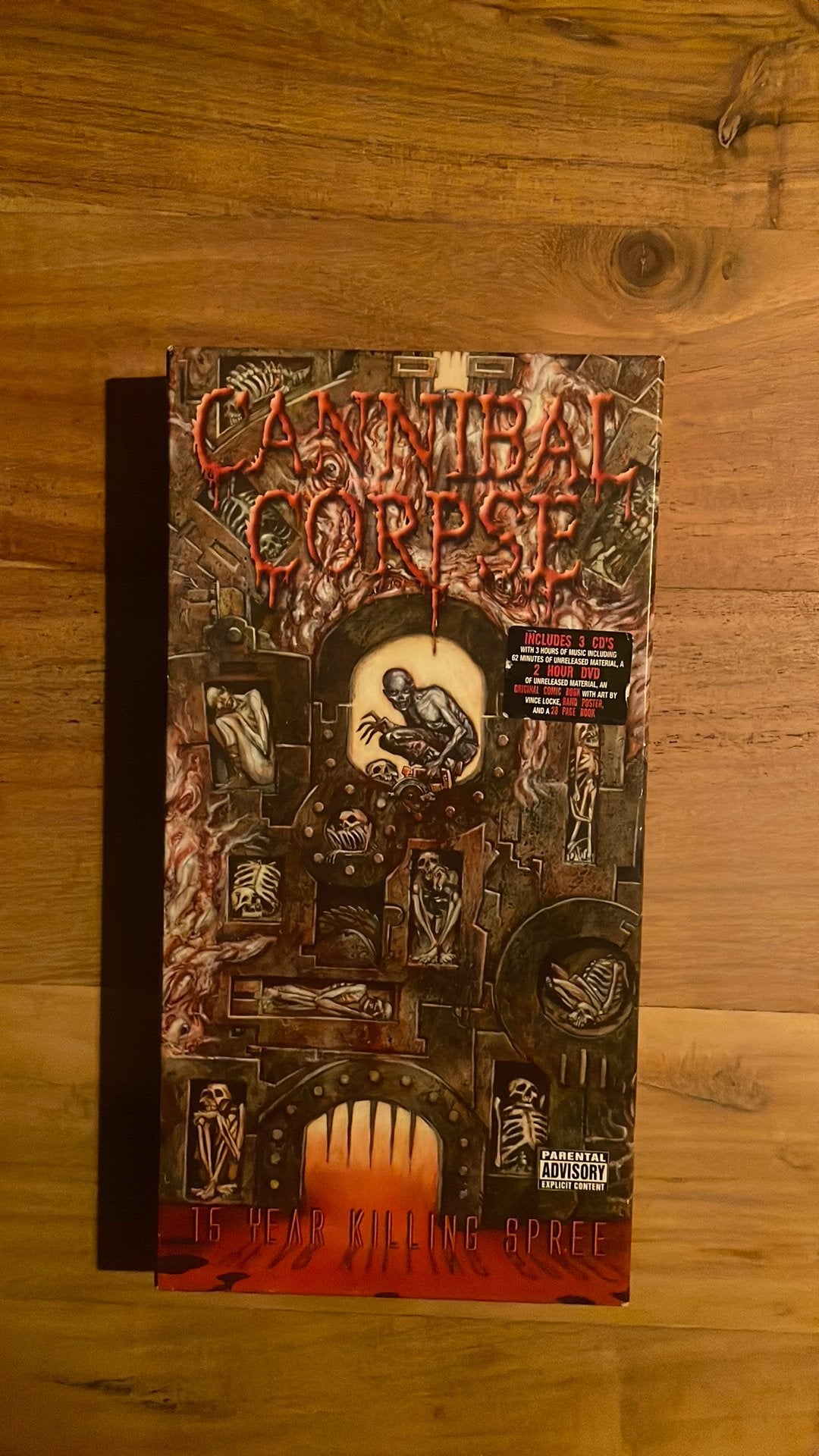 Cannibal Corpse - 15 Year Killing Spree (4CD Box), Vanaf 16 jaar, Ophalen of Verzenden, Zo goed als nieuw, Anime (Japans)