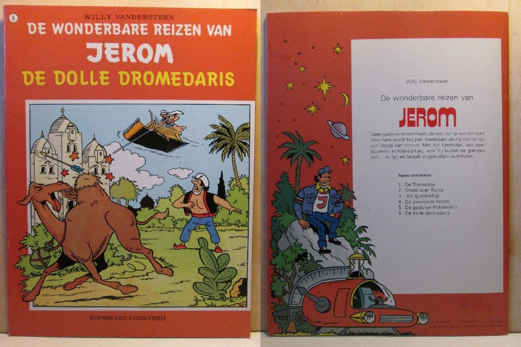 Jerom 6 - De dolle dromedaris (SC), Boeken, Eén stripboek, Ophalen of Verzenden, Zo goed als nieuw, Studio Vandersteen