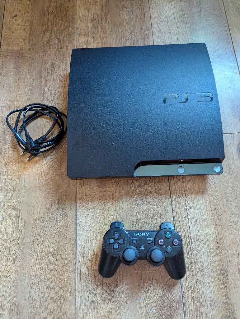 Playstation 3|PS3 Slim 250GB + Sony Controller + Stroomkabel, Spelcomputers en Games, Zo goed als nieuw, Met 1 controller, Slim