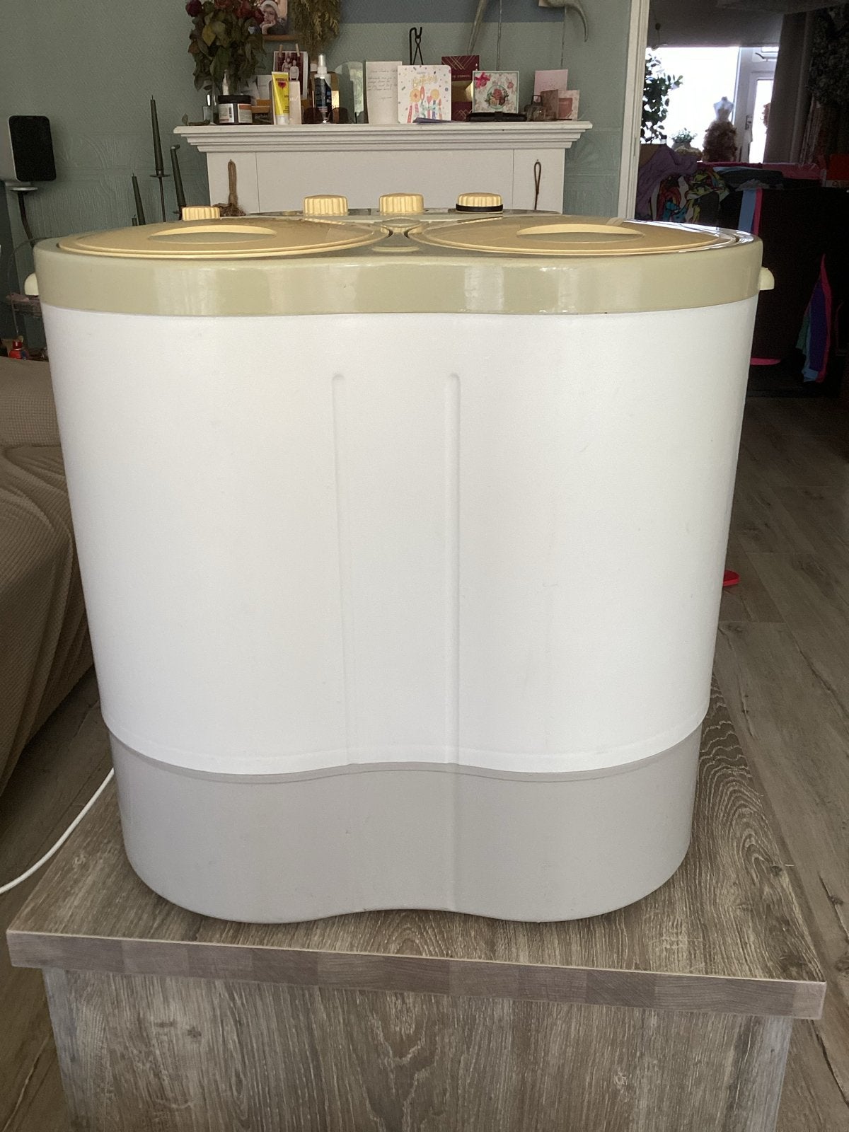 Compacte Twin Tub Wasmachine - Ideaal voor kleine ruimtes, Witgoed en Apparatuur, Wasmachines, Minder dan 85 cm, Minder dan 4 kg