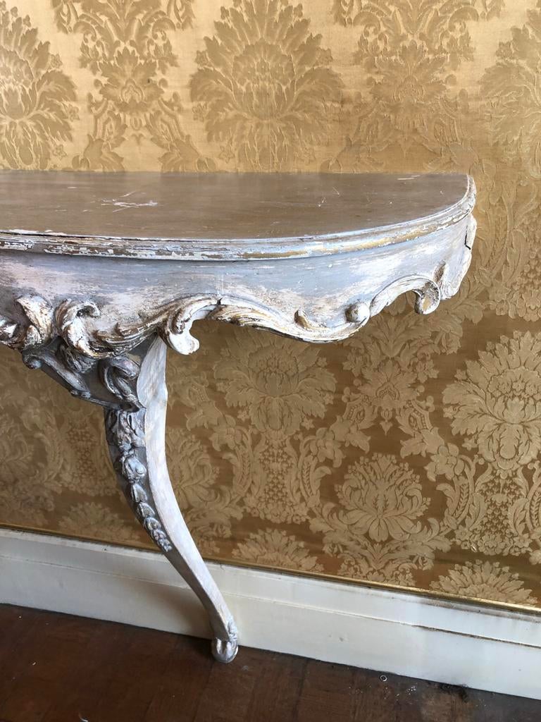 set brocante console/wandtafels demontabel Hollywood Regency, Ophalen of Verzenden