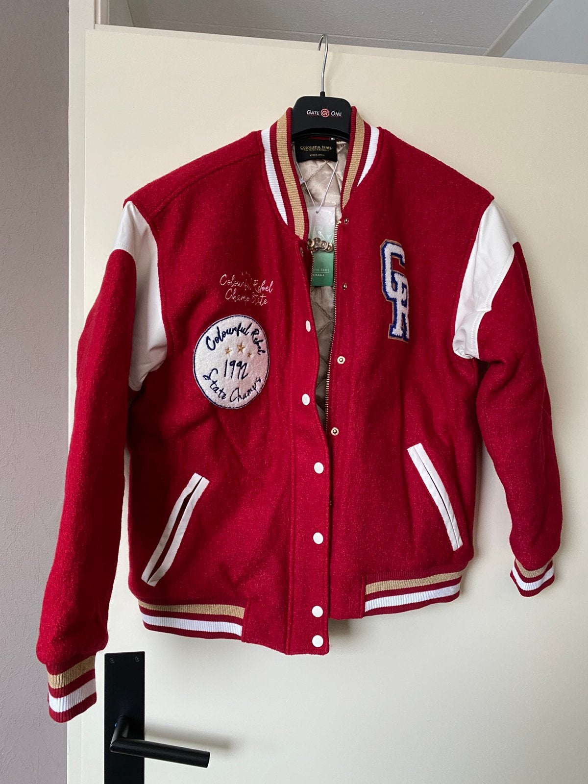 Colourful rebel bomber jas rood maat xl, Ophalen of Verzenden, Rood