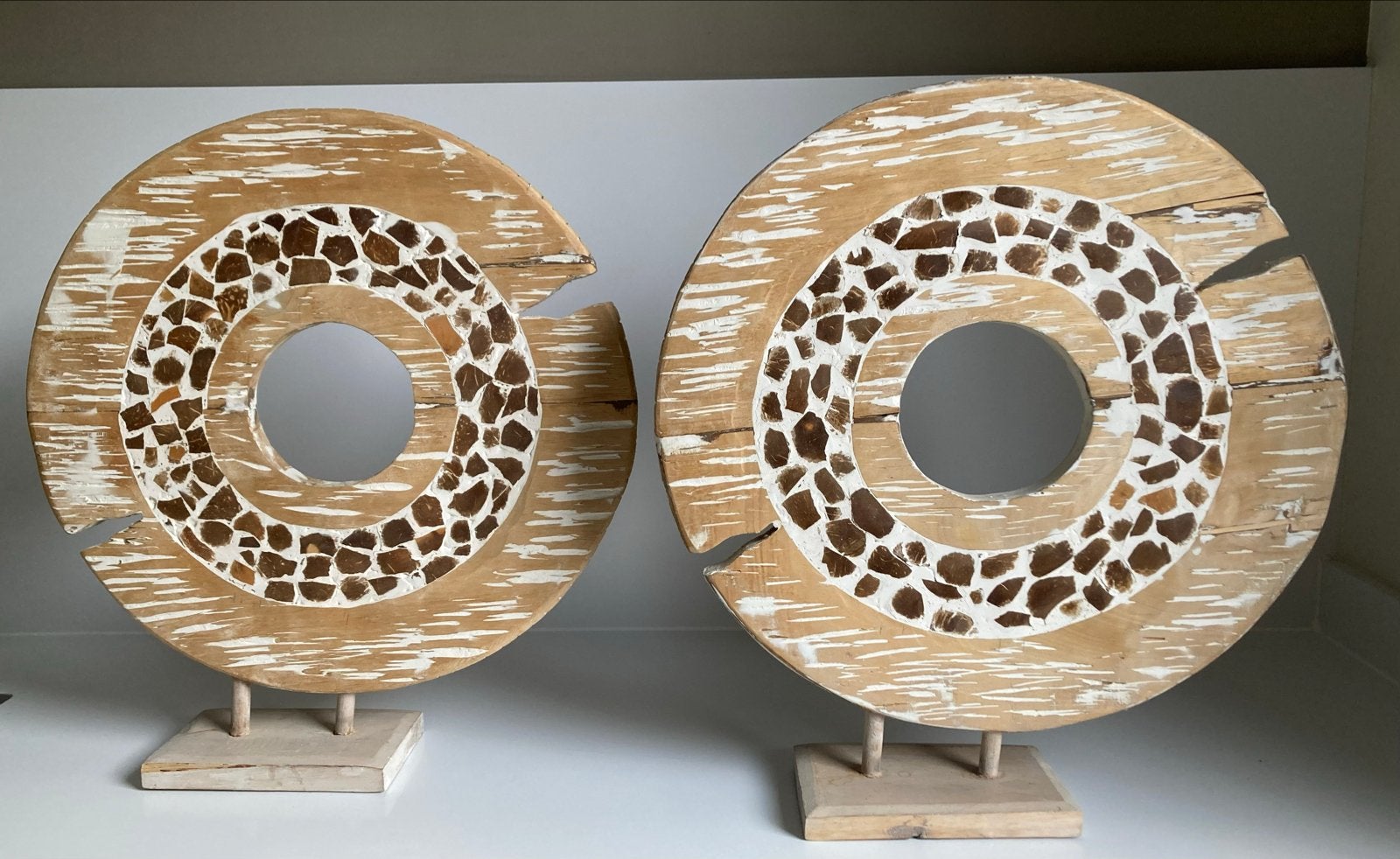 Originele Mexicaanse ornamenten van hout en keramiek, Huis en Inrichting, Woonaccessoires | Overige, Ophalen of Verzenden, Gebruikt