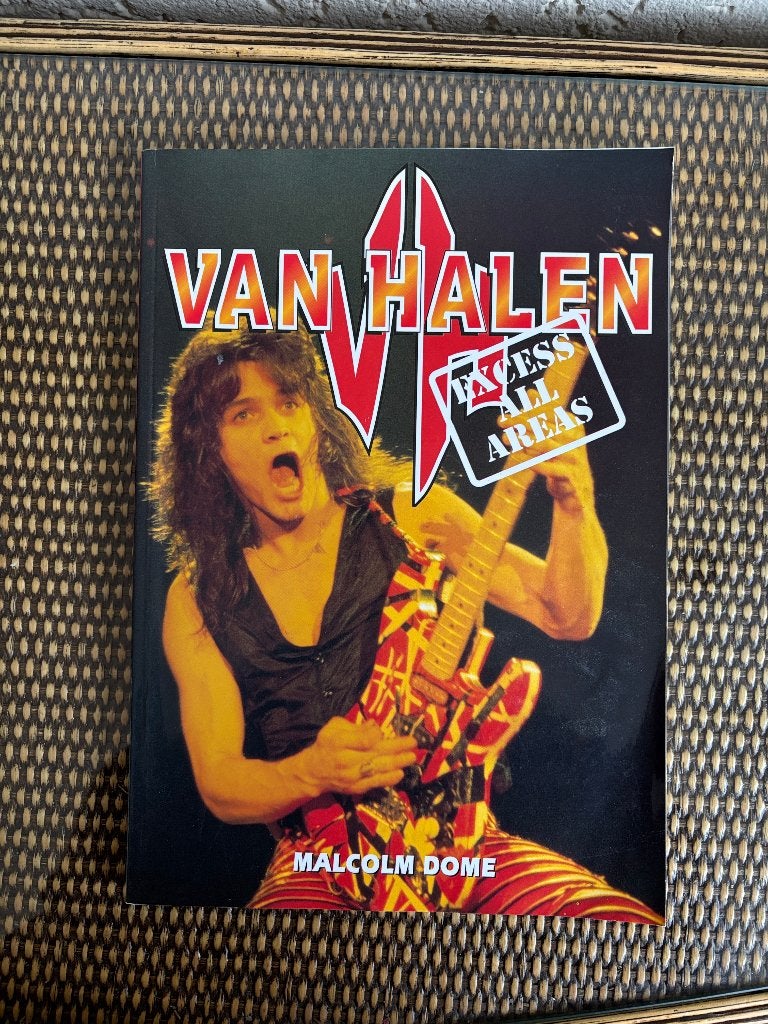 Malcolm Dome - Van Halen, Excess All Areas - 1994, Gelezen, Artiest, Ophalen of Verzenden, Malcolm Dome