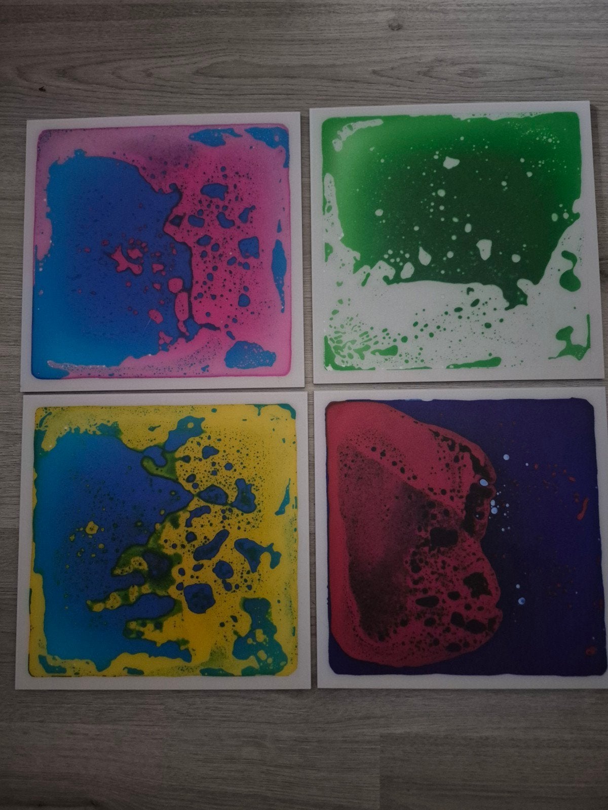 4 Sensorische Tegels - Open Einde Speelgoed Montessori, ., Jongen of Meisje, Nieuw, Ophalen of Verzenden